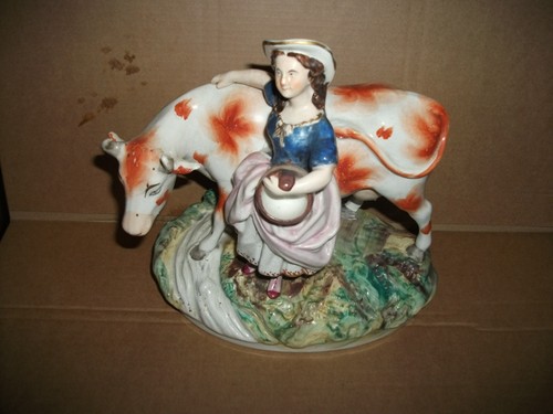 Antique old staffordshire ware - old,