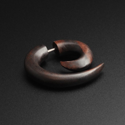 Narra wood fake gauge spiral - fake, |