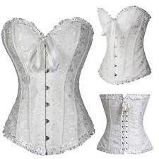 Women Corset Top Burlesque Basque Bustier Lingerie Boned Waist Trainer Plus Size