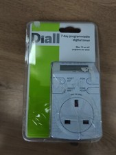Diall 7 day mini programmable digital timer