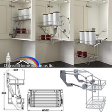 Pull Down Two Tier Wire Basket
