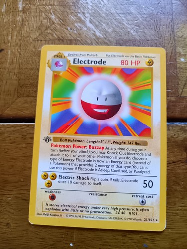 Pokemon cards electrode 102 - pokemon,