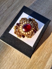 Vintage Gold Gilded Brooch