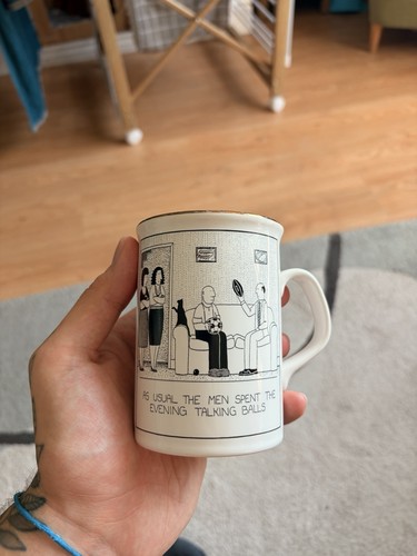 Men talking balls mug rupert - -,