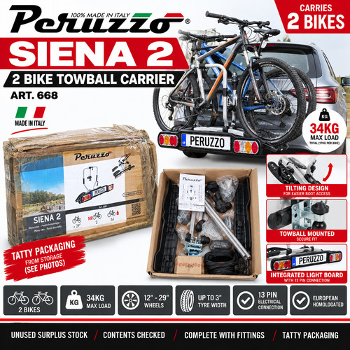 Peruzzo siena bike towbar - 2,