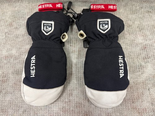 Hestra gloves army - army, leather