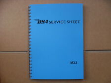 BSA M33  RIGID,PLUNGER