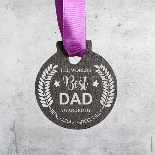 Personalised worlds best dad - worlds,