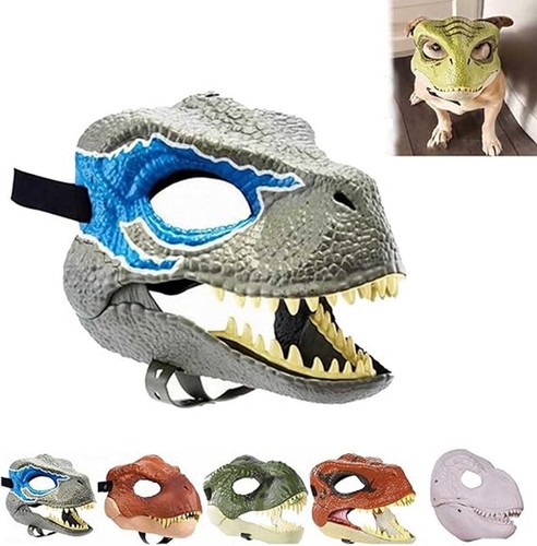 Dog dinosaur mask - dinosaur, mask,
