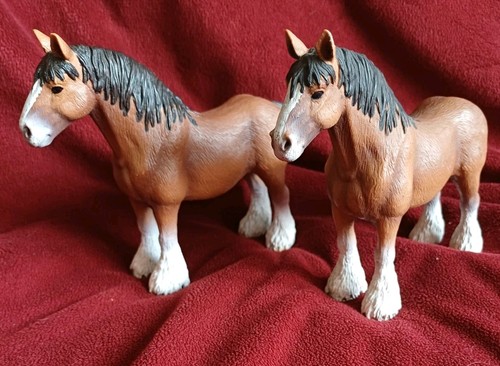 Schleich draft horses - schleich,