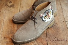 Gucci OWL UFO Beige Suede