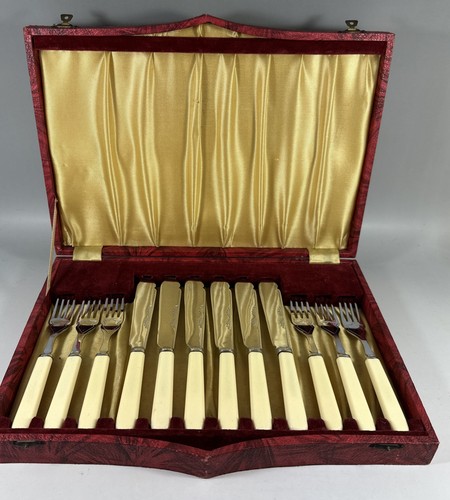 Vintage fish cutlery - cutlery, set