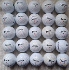 25 SRIXON DISTANCE PLAYING GOLF BALLS. QUALTY RANGING FROM GRADE A TO B