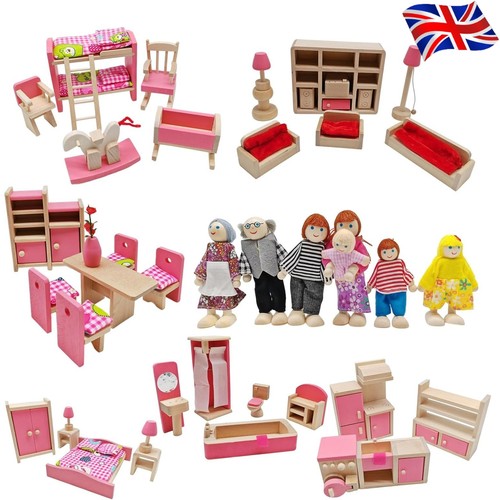 Wooden doll house - wooden,
