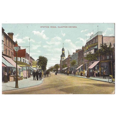 Clacton sea station road - on,