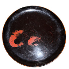 Japanese Folk Art Lacquer Tray