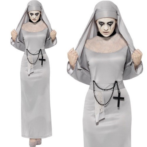 Halloween ladies gothic nun - halloween,