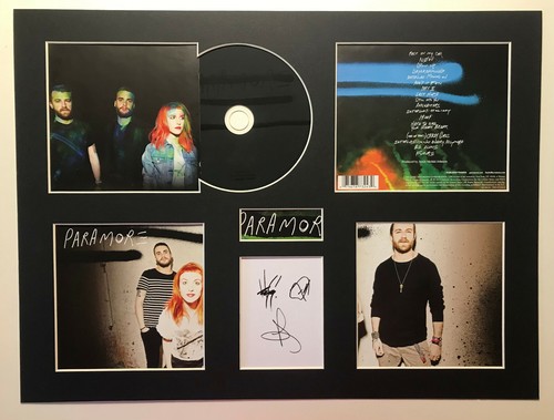 Paramore signed autographed - paramore,