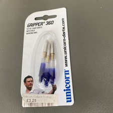 Rare UNICORN GRIPPER SPINNING 360 TWO TONE DART STEMS SHAFTS  45mm James Wade