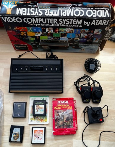 Boxed atari 2600 - cx-2600, woody