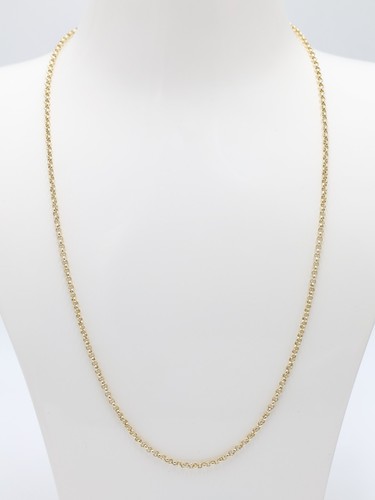 Gold belcher chain - gold,