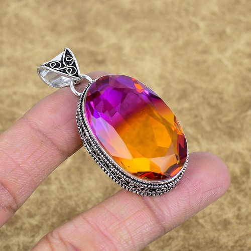 Natural ametrine oval gemstone - natural,