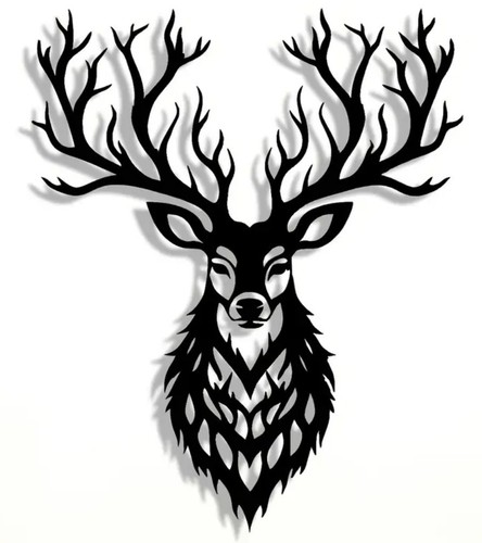 Majestic cervine antlered deer - majestic,