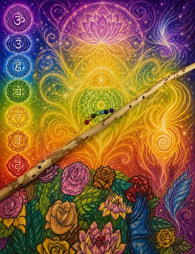 Stunning chakra ash wood wand - stunning,