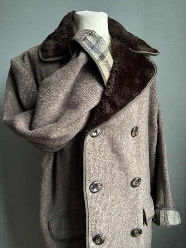 Vintage wool coat donkey - vintage,
