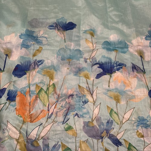 Aqua blue watercolor - aqua, floral