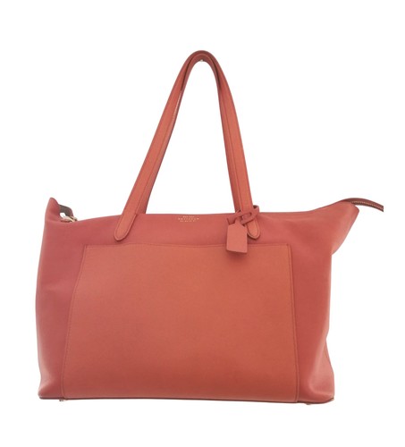 Smythson leather tote bag - smythson,