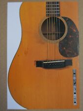 POP-CARD feat. ELVIS PRESLEY MARTIN D-18 guitar detail 11x15cm greeting card abj