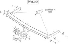 Towtrust Swan Neck Car