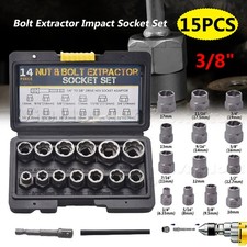 15pc Bolt Nut Extractor Impact