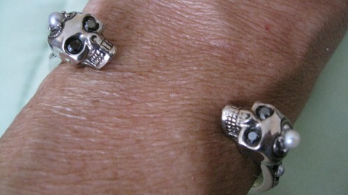Alexander mcqueen silver tone - mcqueen,