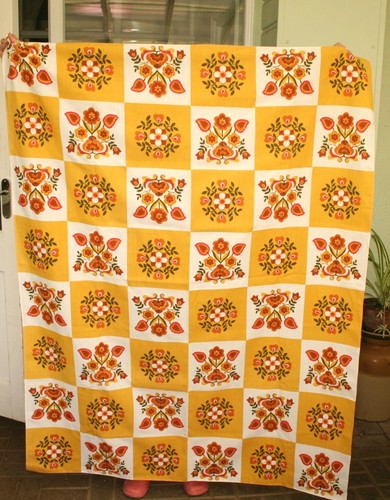 Two vintage tablecloths - vintage, 1970s