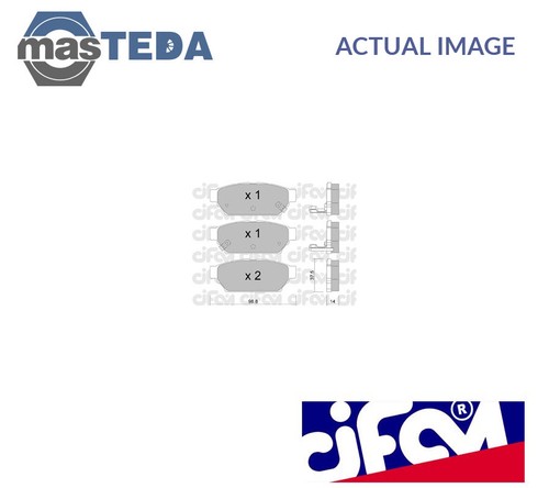 822 396 brake pads set - 822-396-0,