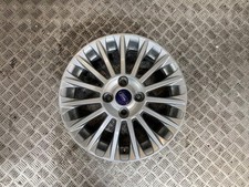 08-17 FORD FIESTA MK7 16" INCH 4 STUD 15 SPOKE ALLOY WHEEL 6.5JX16H2 (SCRATCHED)