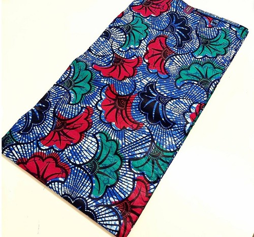 African wax print fabric with