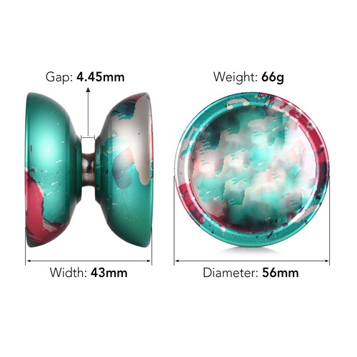 Pro aluminum yoyo - pro, ball