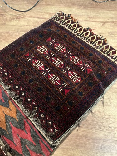 Vintage kilim chuval rug bag - kilim,