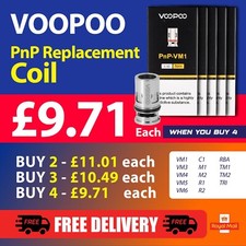 VOOPOO PnP Replacement Coils pack of 5 for Drag X S Vinci R Air Argus Find Trio
