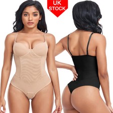 Boned Women Thong Bodysuit