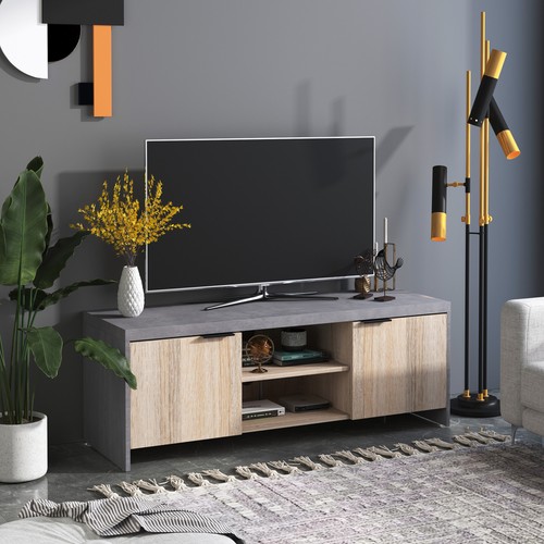 Homcom wooden stand - homcom,