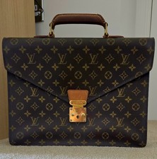 Louis Vuitton Serviette Conseiller Briefcase Brown Leather