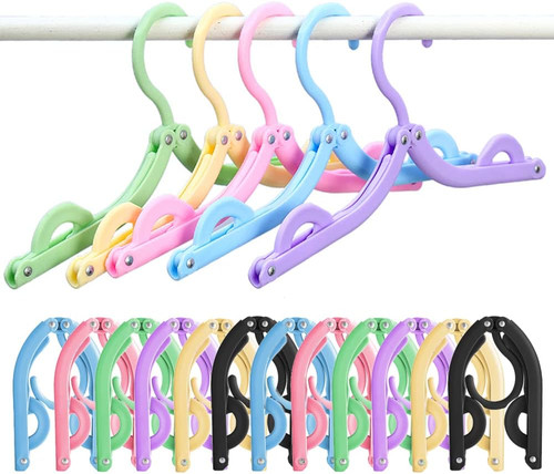 Pcs travel folding hanger - 12,