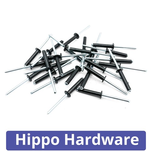 Black pop rivet aluminium open - rivet,