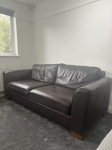 Leather sofa - leather,