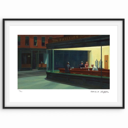 Edward hopper signed - edward,