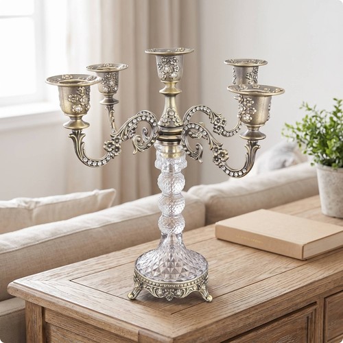 Five arm candelabra - five-arm,